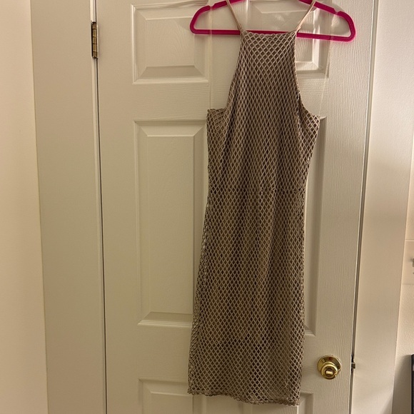 Bobi Tan Sleeveless Midi Dress - Picture 3 of 3